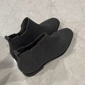 Vivaia charcoal fabric ankle boots 42